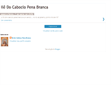 Tablet Screenshot of caboclopenabranca.blogspot.com