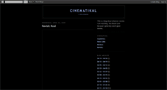 Desktop Screenshot of cinematikal.blogspot.com