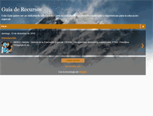 Tablet Screenshot of guiaderecursosbases2010.blogspot.com