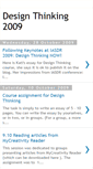 Mobile Screenshot of designthinking2009.blogspot.com