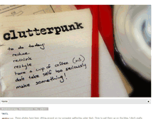 Tablet Screenshot of clutterpunk.blogspot.com