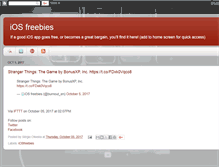 Tablet Screenshot of iosfreebies.blogspot.com