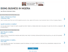 Tablet Screenshot of bizinnaija.blogspot.com