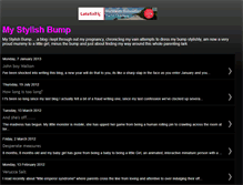 Tablet Screenshot of mystylishbump.blogspot.com