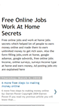 Mobile Screenshot of free-online-jobs-4all.blogspot.com