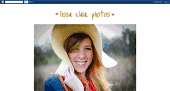 Desktop Screenshot of lissaclairphotos.blogspot.com