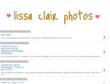 Tablet Screenshot of lissaclairphotos.blogspot.com