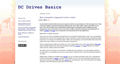 Desktop Screenshot of dc-drives-basics.blogspot.com