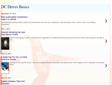 Tablet Screenshot of dc-drives-basics.blogspot.com