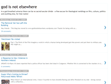 Tablet Screenshot of godisnotelsewhere.blogspot.com