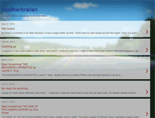Tablet Screenshot of heatherbrarian.blogspot.com
