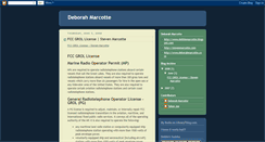 Desktop Screenshot of deborahmarcotte.blogspot.com