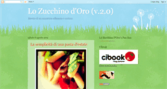 Desktop Screenshot of lozucchinodoro.blogspot.com