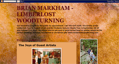 Desktop Screenshot of limberlostwoodturning.blogspot.com