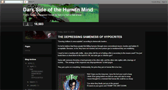 Desktop Screenshot of darksideofthehumanmind.blogspot.com