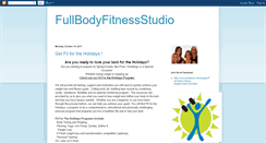 Desktop Screenshot of fullbodyfitnessstudio.blogspot.com