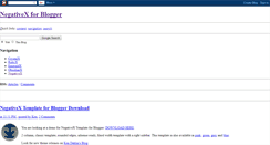 Desktop Screenshot of negativex-template.blogspot.com
