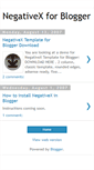 Mobile Screenshot of negativex-template.blogspot.com