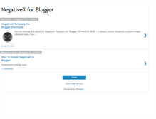 Tablet Screenshot of negativex-template.blogspot.com