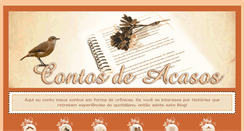 Desktop Screenshot of contosdeacasos.blogspot.com
