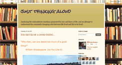 Desktop Screenshot of prem-justthinkingaloud.blogspot.com