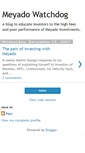Mobile Screenshot of meyado-watchdog.blogspot.com