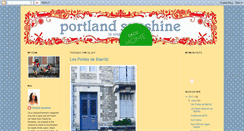 Desktop Screenshot of portlandsunshine.blogspot.com