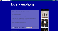 Desktop Screenshot of lovelyeuphoria.blogspot.com