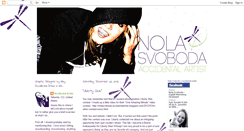 Desktop Screenshot of nolasvoboda-accidentalartist.blogspot.com