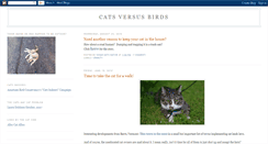 Desktop Screenshot of catsversusbirds.blogspot.com