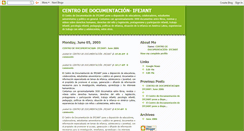 Desktop Screenshot of centrodedocumentacion-ifejant.blogspot.com