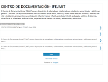 Tablet Screenshot of centrodedocumentacion-ifejant.blogspot.com