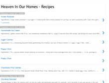 Tablet Screenshot of heaveninourhomesrecipes.blogspot.com