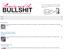 Tablet Screenshot of beautyandthebullshit.blogspot.com