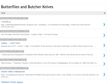 Tablet Screenshot of butterfliesandbutcherknives.blogspot.com