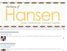 Tablet Screenshot of maryanneandrustyhansen.blogspot.com