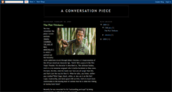 Desktop Screenshot of aconversationpiece.blogspot.com