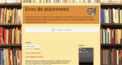 Desktop Screenshot of ecosdepizarrones.blogspot.com