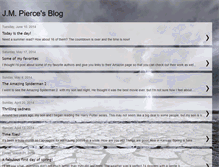 Tablet Screenshot of jmpierce-author.blogspot.com