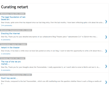 Tablet Screenshot of curating-netart.blogspot.com