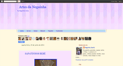 Desktop Screenshot of neguinhaartes.blogspot.com