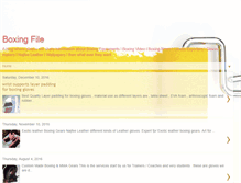 Tablet Screenshot of boxingfile.blogspot.com