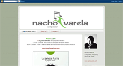 Desktop Screenshot of nachovarela-autor.blogspot.com