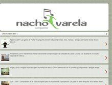 Tablet Screenshot of nachovarela-autor.blogspot.com