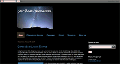 Desktop Screenshot of lostpleiadobservatory.blogspot.com