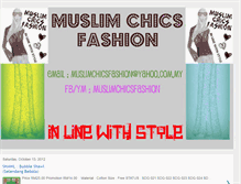 Tablet Screenshot of muslimchicsfashion.blogspot.com