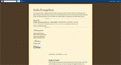 Desktop Screenshot of indiaevangel.blogspot.com