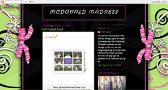 Desktop Screenshot of mcdonaldmadness.blogspot.com