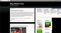 Desktop Screenshot of mbahcyber.blogspot.com