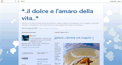 Desktop Screenshot of ildolceelamarodellavita.blogspot.com